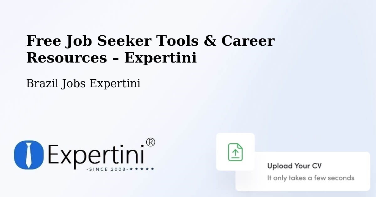 Free Job Seeker Tools & Career Resources – Fundão - Fundão, Brazil Jobs Expertini